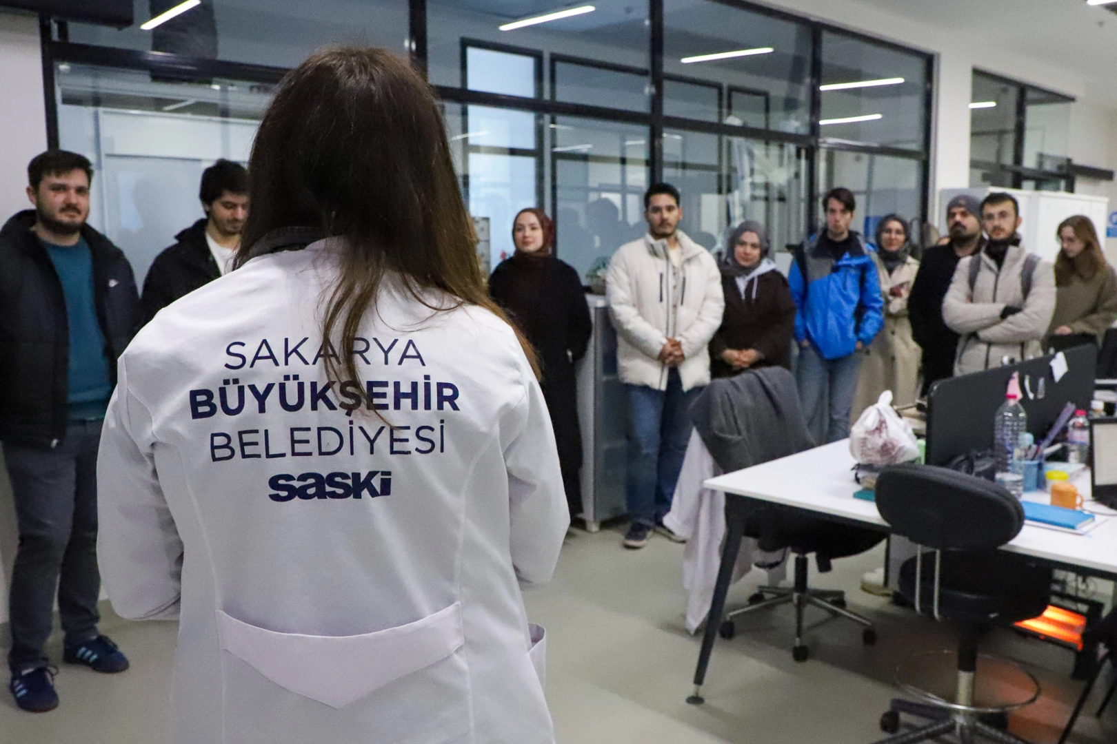 SASKİ geleceğin sağlık neferlerini tesislerinde ağırladı