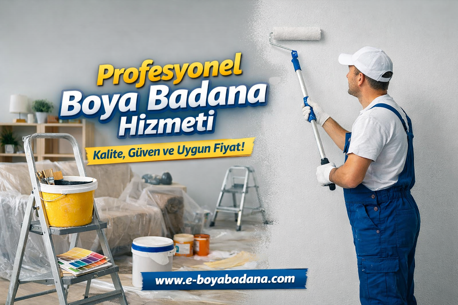 Deneyimli Boyacı Ustası ile Kaliteli ve Uzun Ömürlü Boya Badana