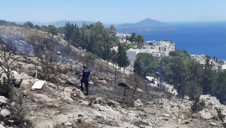 Bodrum’daki peşi sıra yangınlar destek ekipleriyle kontrol altında
