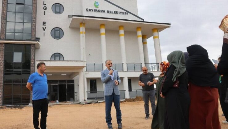 Çayırovalı kadınlar ilçedeki projeleri gezdi