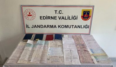 Edirne’de tefecilik operasyonu