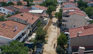 Erikli’de yol yapım çalışmaları başladı