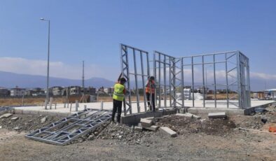 Gaziantep’te ‘Osmangazi Evleri’nde çalışmalar tam gaz