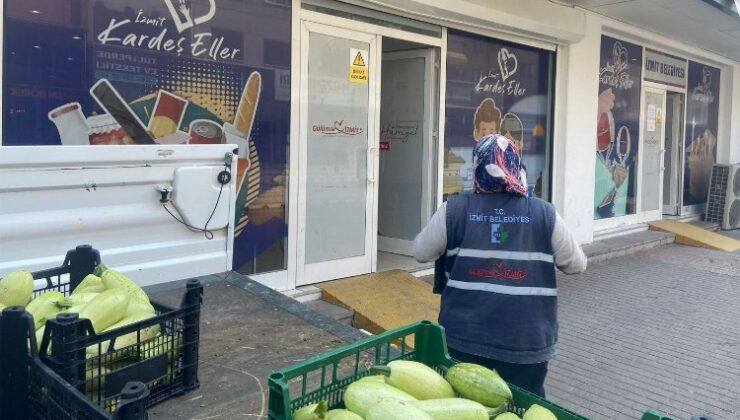 İzmit’in hasadı halkına ulaşıyor
