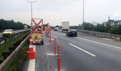 Kocaeli’de stadyum yolu için TEM’de çalışmalar başladı