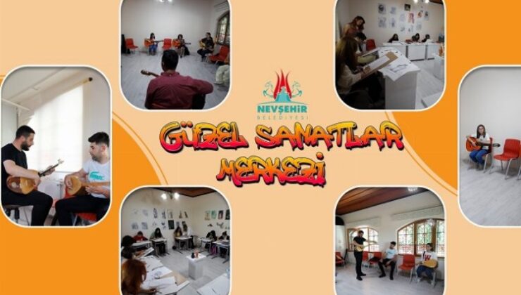 Nevşehir Güzel Sanatlar Merkezi kurslarına yoğun ilgi