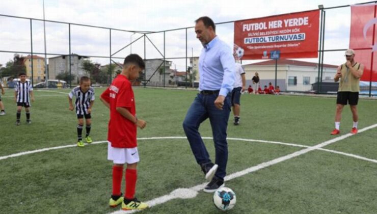 Silivri’de Gümüşyaka Spor Tesisleri’ne turnuvalı açılış