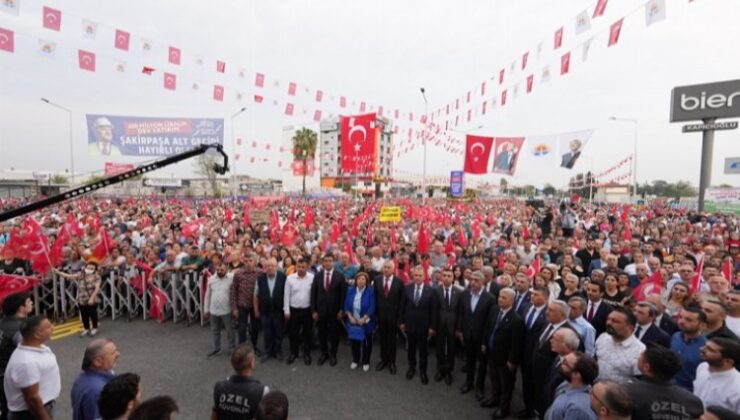 Adana’da Şakirpaşa Alt Geçidi’e muhteşem açılış