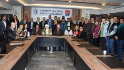 Cumhuriyet Halk Partisi Bursa İl Başkanlığı’nda Demokratik Sol Parti’den ayrılarak