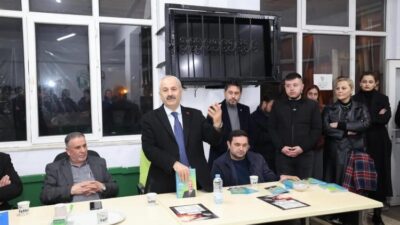 Seçim çalışmalarına ara vermeden sahada devam eden Başkan Adayı Zinnur