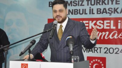 Bağımsız Türkiye Partisi (BTP) Genel Başkanı Hüseyin Baş, İstanbul’da düzenlenen