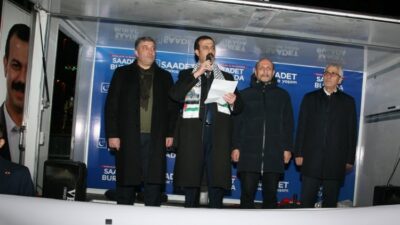 Saadet Partisi Bursa Büyükşehir Belediye Başkan Adayı İkram Akkaya, Gazze’de