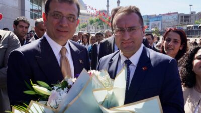 İstanbul Büyükşehir Belediye Başkanı Ekrem İmamoğlu, Gaziosmanpaşa Belediye Başkanı Hakan