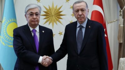 Cumhurbaşkanı Recep Tayyip Erdoğan, Kazakistan Cumhurbaşkanı Kasım Cömert Tokayev ile