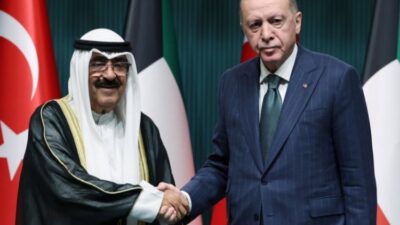 Cumhurbaşkanı Recep Tayyip Erdoğan ve Kuveyt Emiri Meşal el-Ahmed el-Cabir