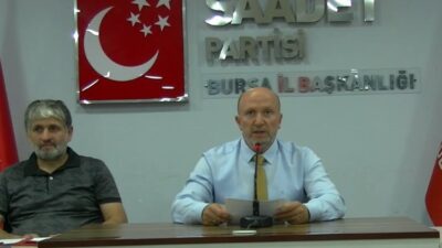 Saadet Partisi Bursa İl Başkan Yardımcısı Zeki Çelik, BESAŞ’ın ekmeğe
