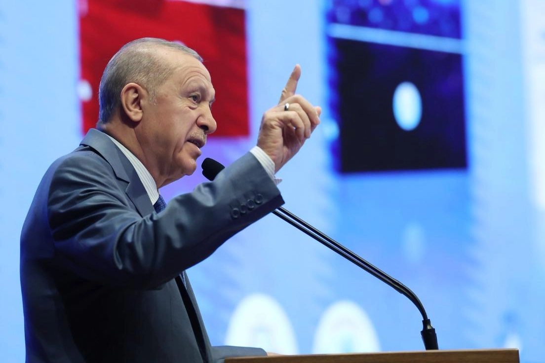 Cumhurbaşkanı Erdoğan, AK Parti İnsan Hakları Başkanlığınca parti genel merkezinde