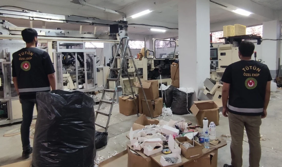 Ticaret Bakanlığı Gümrük Muhafaza ekipleri tütün kaçakçılarına darbe indirdi. ANKARA