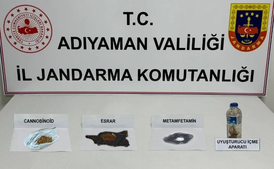 Adıyaman’da Jandarma Komutanlığı’nca il merkezi ve ilçelerinde uyuşturucu satıcı ve
