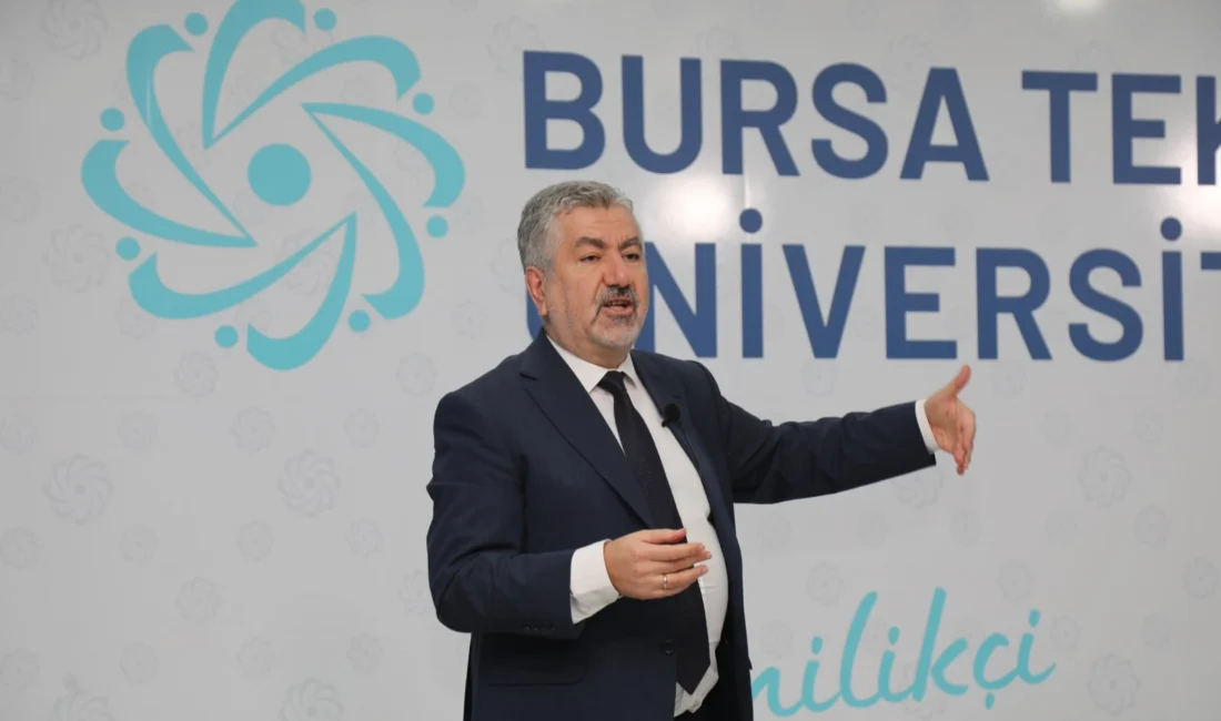 BTÜ Konuşmalarının konuğu olan Sanayi ve Teknoloji Bakan Yardımcısı Dr.