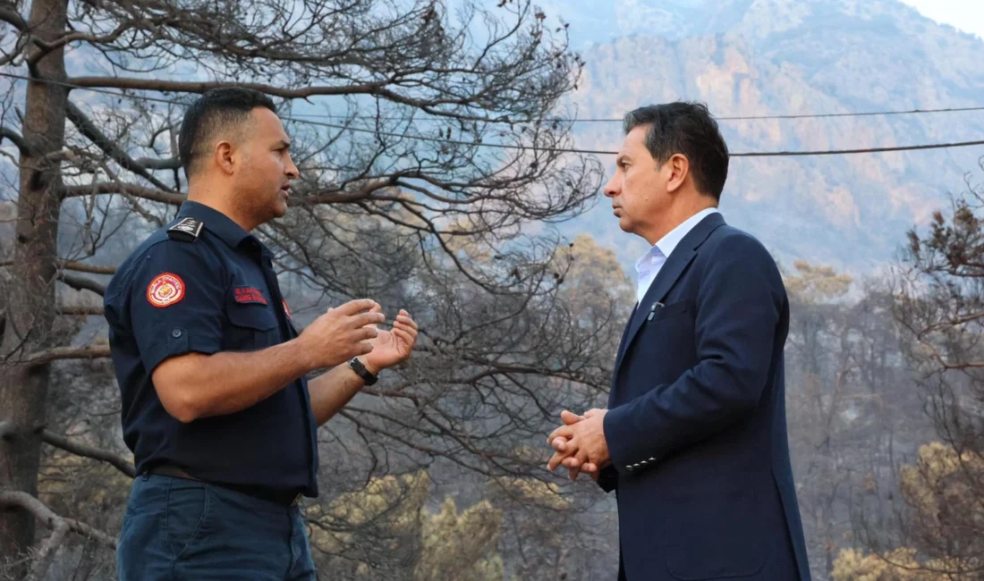 Muğla’nın Dalaman ve Menteşe ilçelerinde çıkan orman yangınlarına Büyükşehir Belediyesi