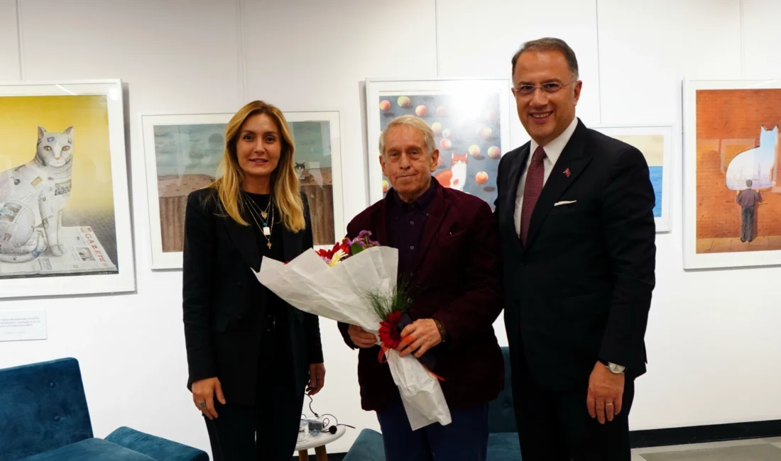 Grafik sanatçısı Gürbüz Doğan Ekşioğlu, Beylikdüzü Belediyesi’nin düzenlediği söyleşide ilçe