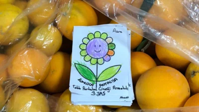 Antalya’nın Kumluca ilçesindeki TOBB Portakal Çiçeği Anaokulu öğrencileri, Mehmetçik’e destek