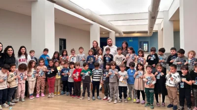 Bursa Nilüfer Belediyesi bünyesindeki kreşlerde yetişen miniklere, suyun bilinçli tüketimi