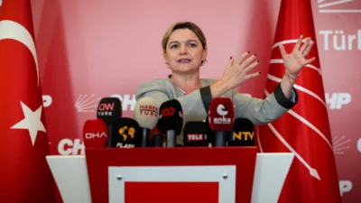 CHP Genel Sekreteri Selin Sayek Böke, Genel Merkez’de düzenlediği basın