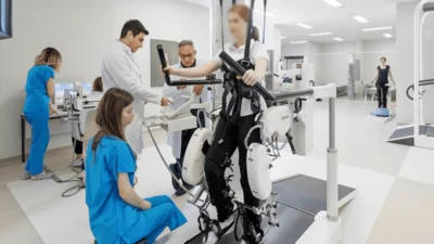 Kahramanmaraş merkezli depremlerde enkaz altından çıkarılan, bacak yaralanmaları, omurilik travması