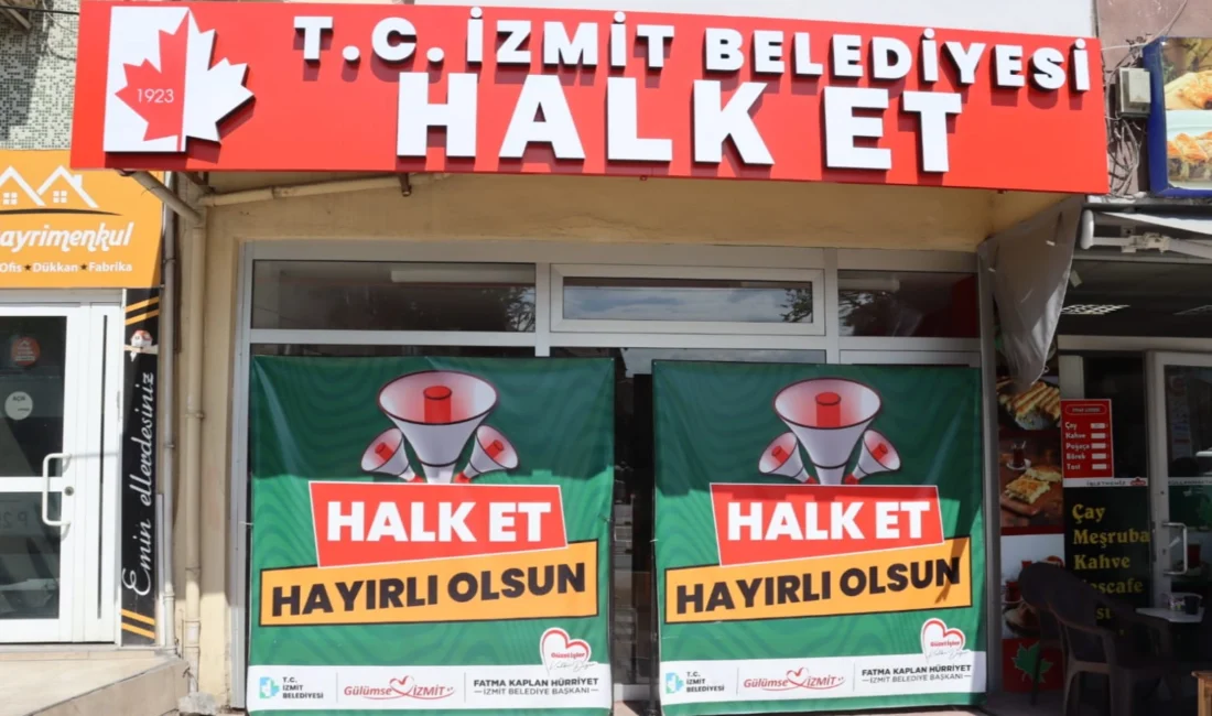 İzmit Belediyesinin, vatandaşların uygun ve kaliteli et tüketebilmeleri adına hayata