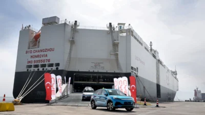 Türkiye’deki yüksek satış adetleri BYD’nin dev araç gemisi “BYD CHANGZHOU”yu