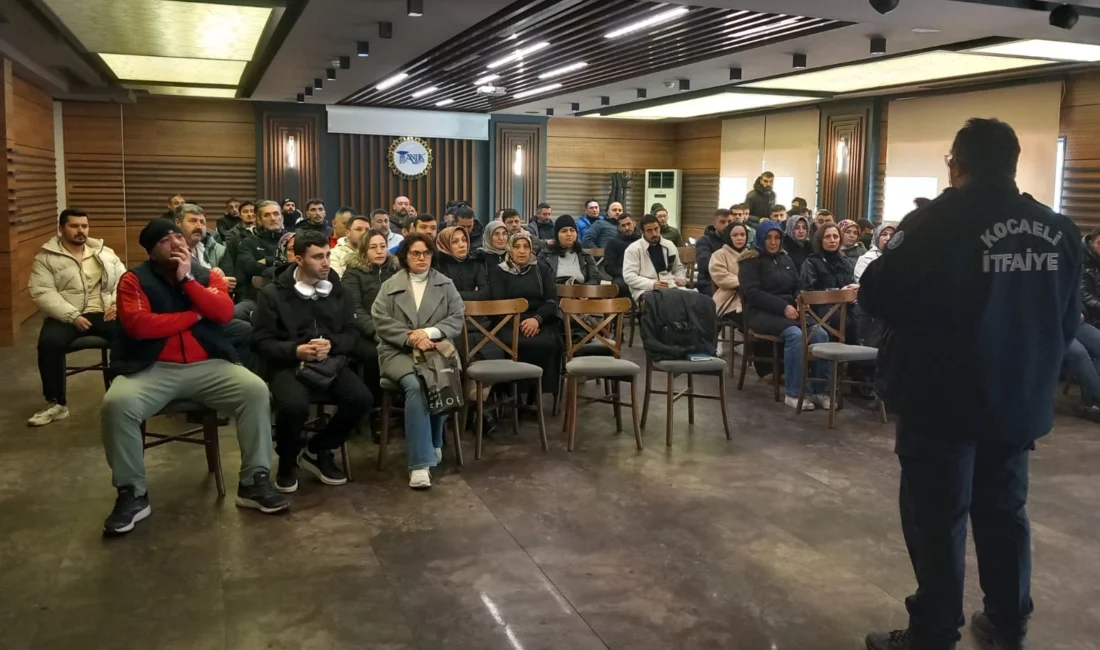 Kocaeli Büyükşehir Belediyesi İtfaiye Dairesi Başkanlığı’na bağlı tesislerde görev yapan