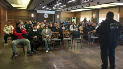 Kocaeli Büyükşehir Belediyesi İtfaiye Dairesi Başkanlığı’na bağlı tesislerde görev yapan