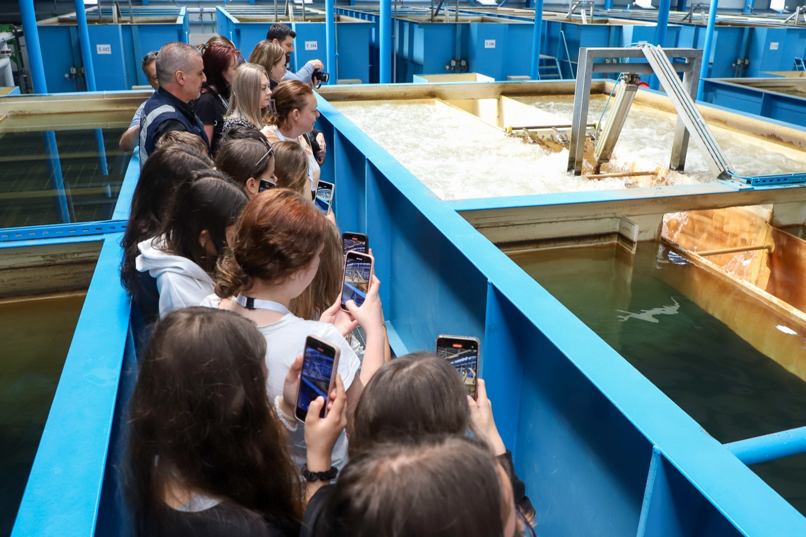 SASKİ, Erasmus projesi kapsamında üç farklı ülkeden gelen öğrenci ve