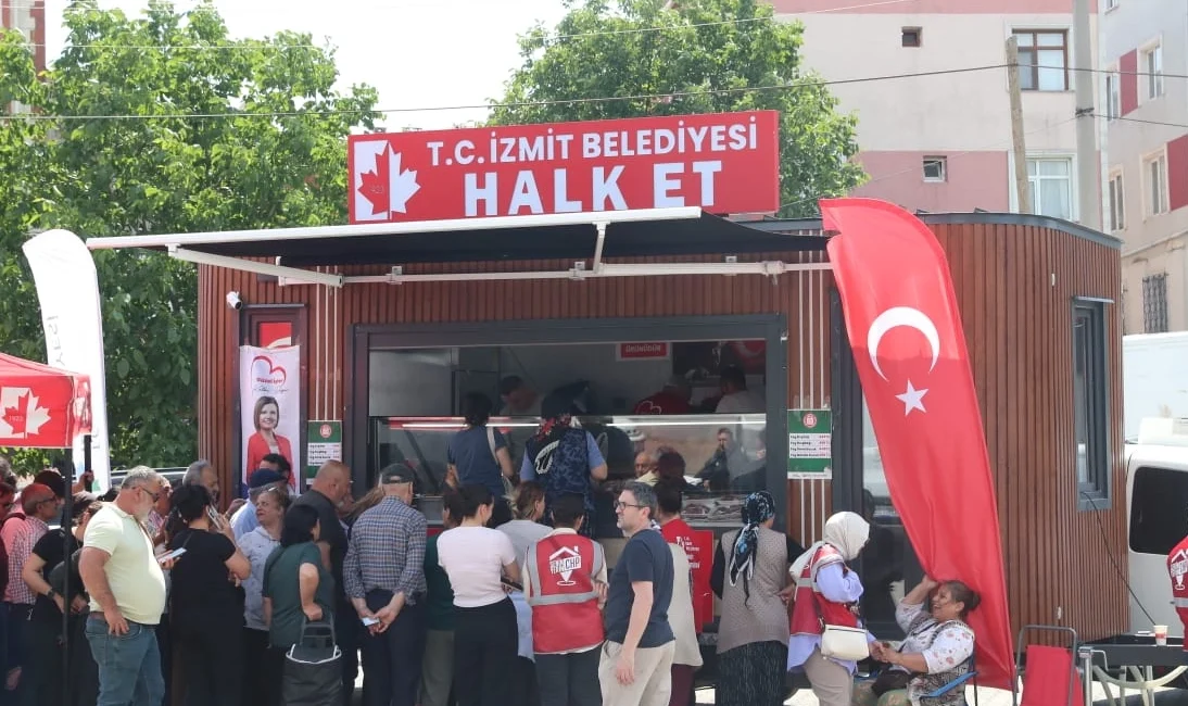 Kocaeli İzmit Belediyesinin dar gelirli vatandaşlar için hayata geçirdiği Halk