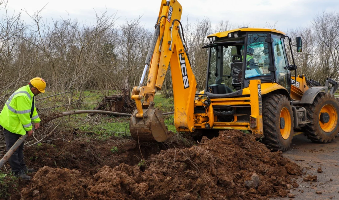 SASKİ, Bakırlı Mahallesi’nde sürdürdüğü 2 bin 500 metrelik içme suyu