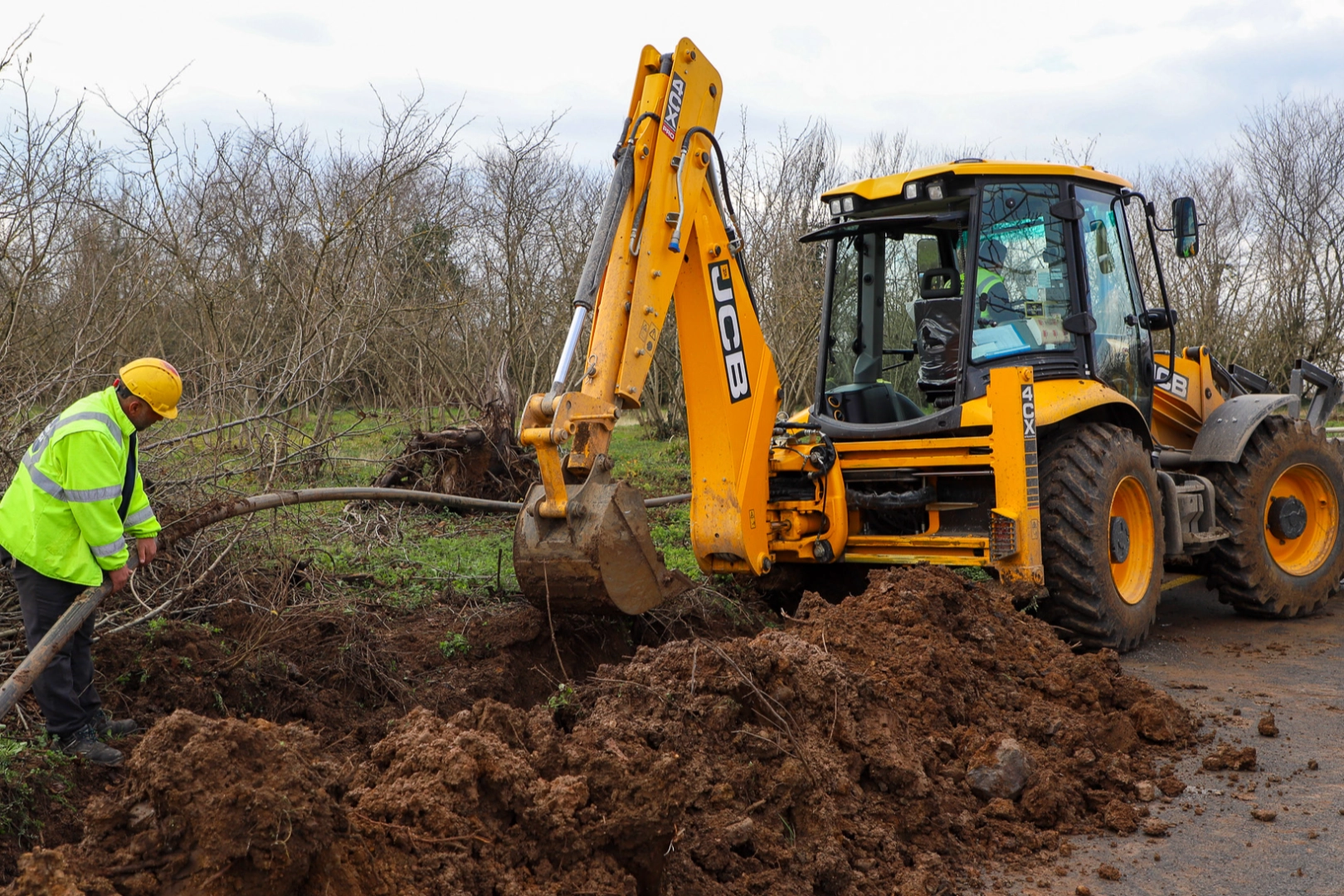 SASKİ, Bakırlı Mahallesi’nde sürdürdüğü 2 bin 500 metrelik içme suyu