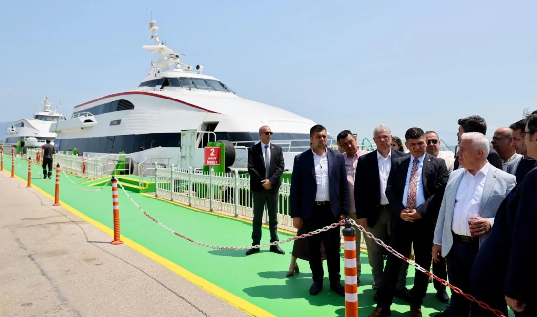 Bursa Büyükşehir Belediyesi, Mudanya’da yenilenen BUDO İskelesi ve hizmet binasını