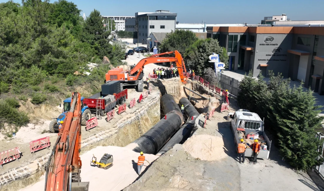 Bursa Büyükşehir Belediye Başkanı Mustafa Bozbey, Çınarcık Barajı isale hattı