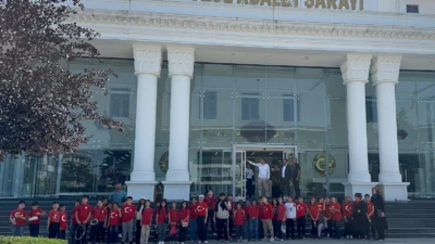 Rıza Malatyalı İlköğretim Okulu 4. sınıf öğrencileri, Düzce Adliyesi’ni ziyaret
