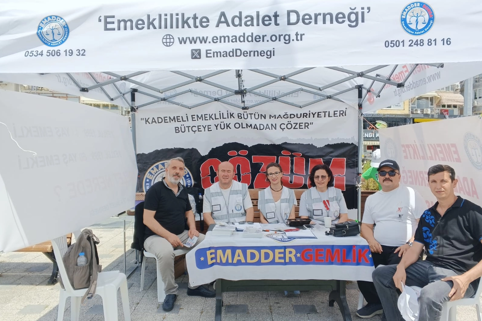 Emeklilikte Adalet Derneği (EMADDER) Bursa İl Temsilciliği ile Gemlik Temsilciliği,