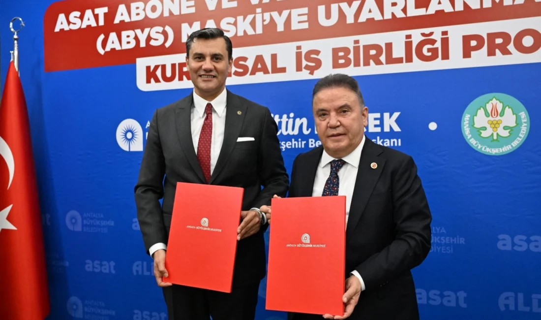 Manisa ve Antalya Büyükşehir Belediyeleri, altyapı bilgi sistemi için iş