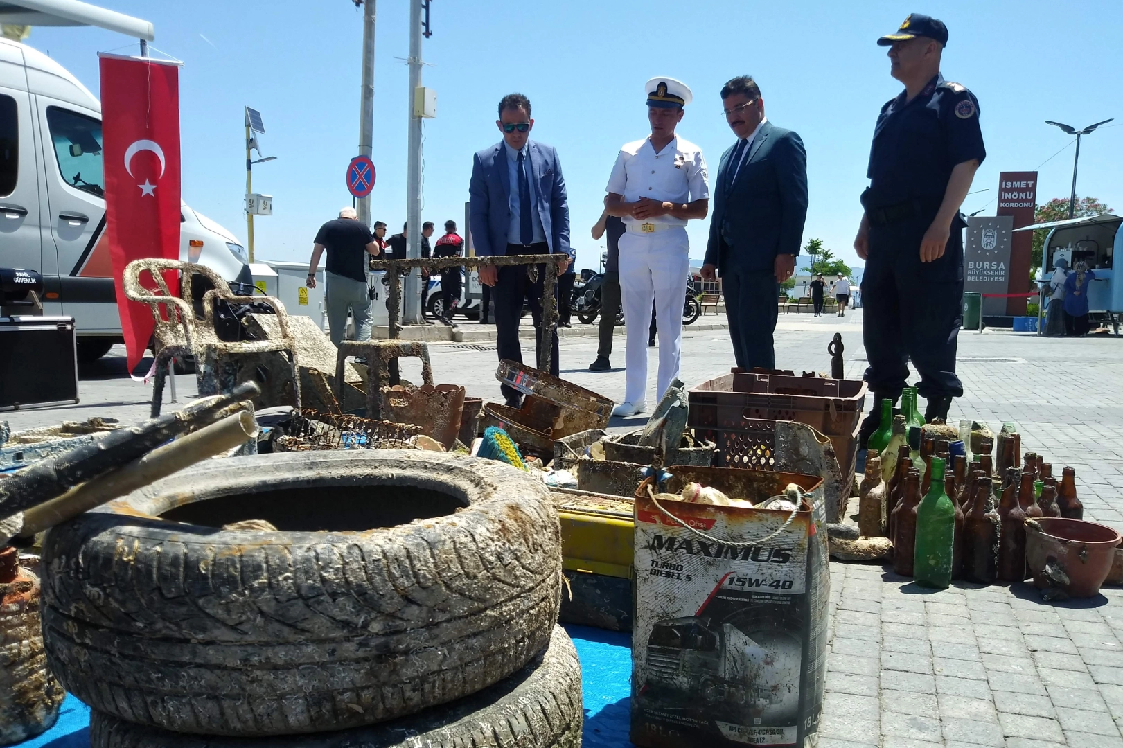 5 Haziran Dünya Çevre Günü dolayısıyla Mudanya’da Sahil Güvenlik Komutanlığı’na