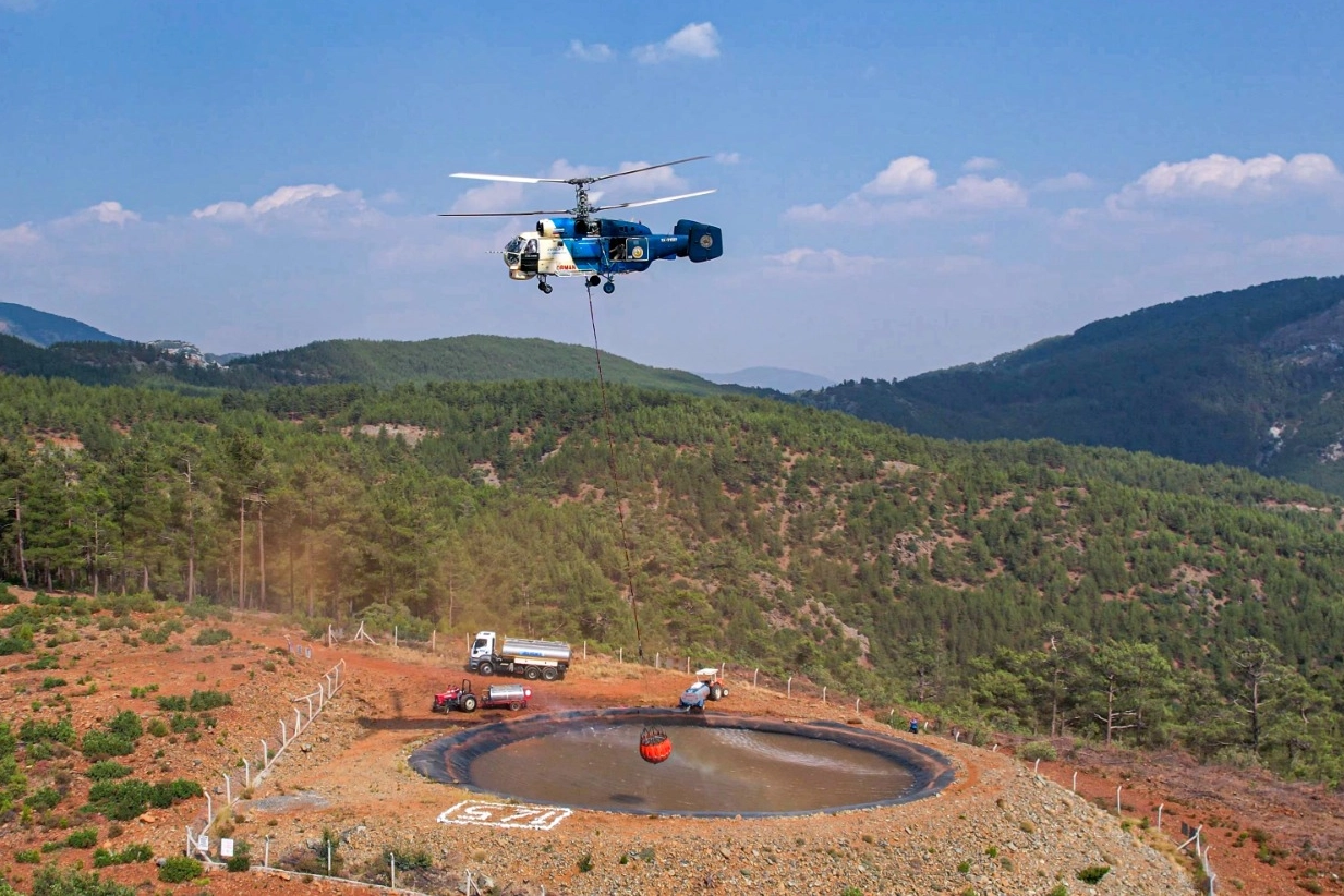 Orman Genel Müdürlüğü (OGM), vatandaşları orman yangınlarında kullanılan su havuzları