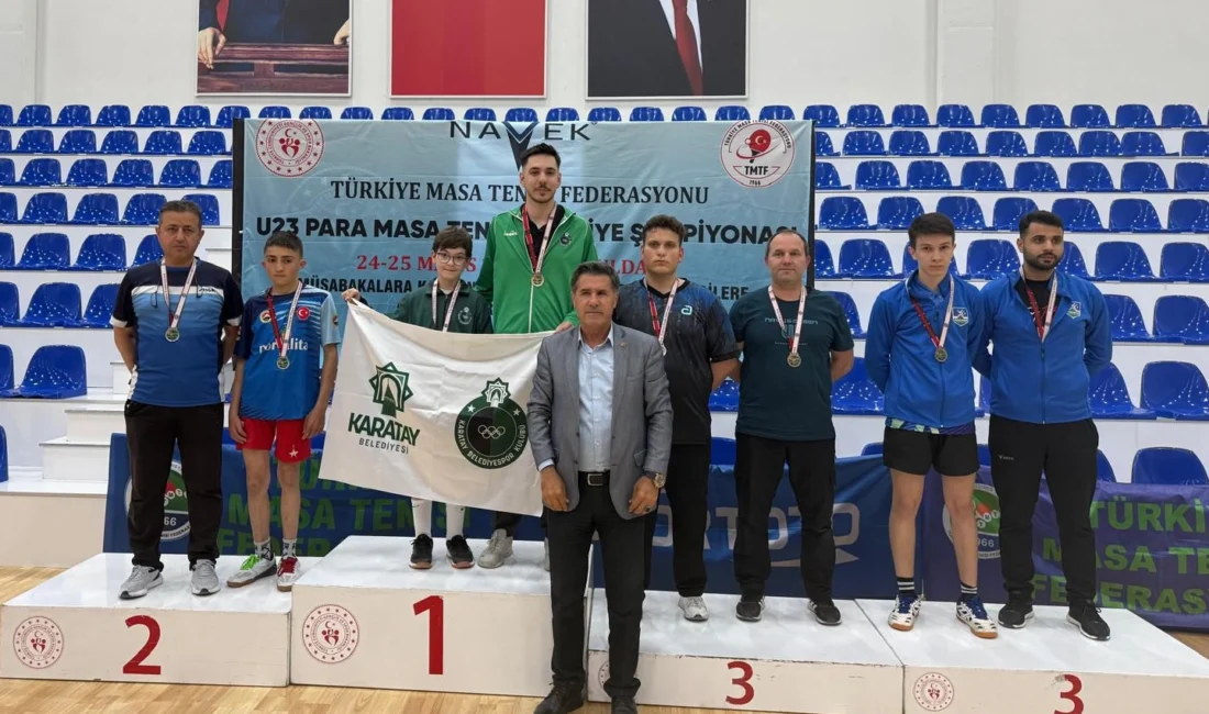 Konya’da Karatay Belediyespor Kulübü sporcusu Tahir Efe Şahin, 23 Yaş