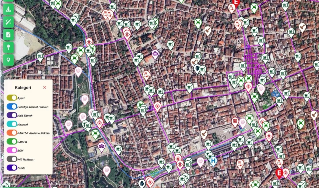 Sakarya Büyükşehir Belediyesi, yerli ve milli yazılım “ATLAS” coğrafi bilgi