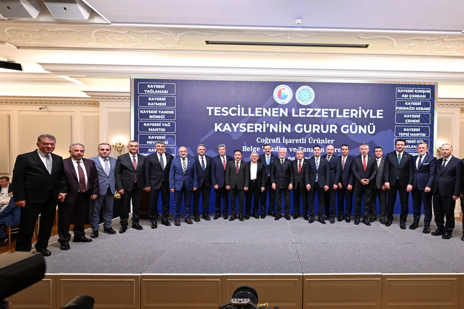 Kayseri Ticaret Odası (KTO) tarafından “Tescillenen Lezzetleriyle Kayseri’nin Gurur Günü