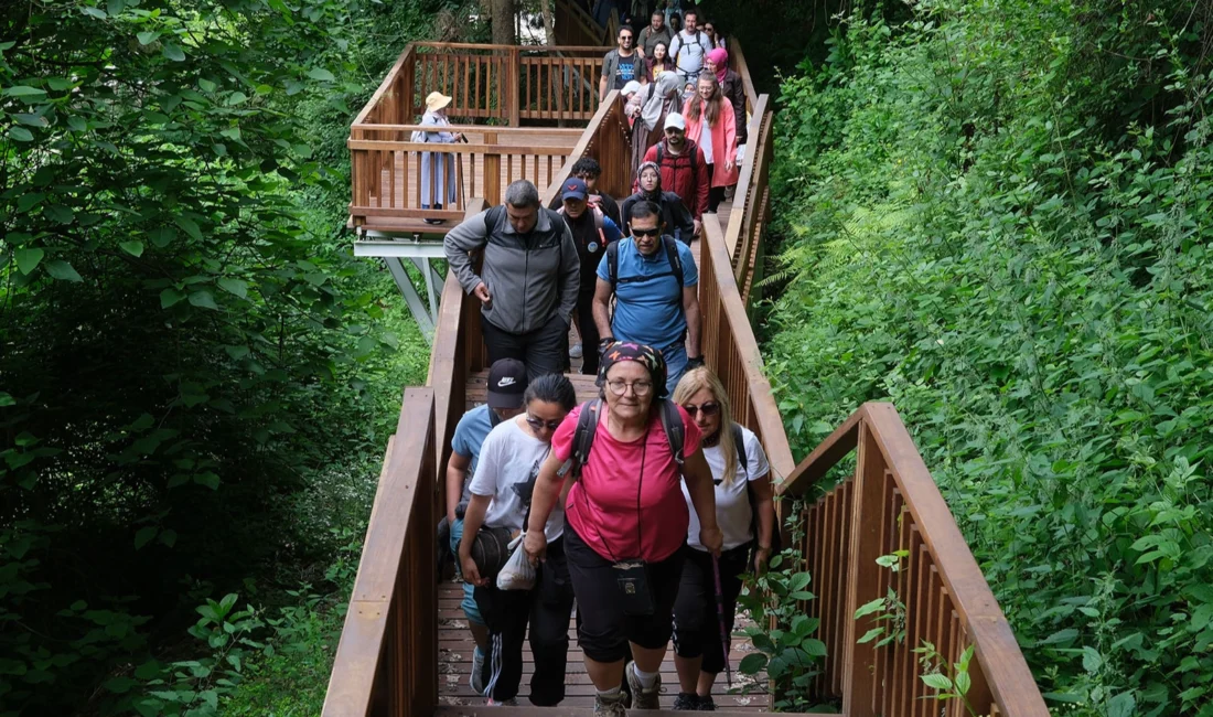 Sakarya Büyükşehir Belediyesi tarafından düzenlenen Doğa Yürüyüşleri programının son rotası olan