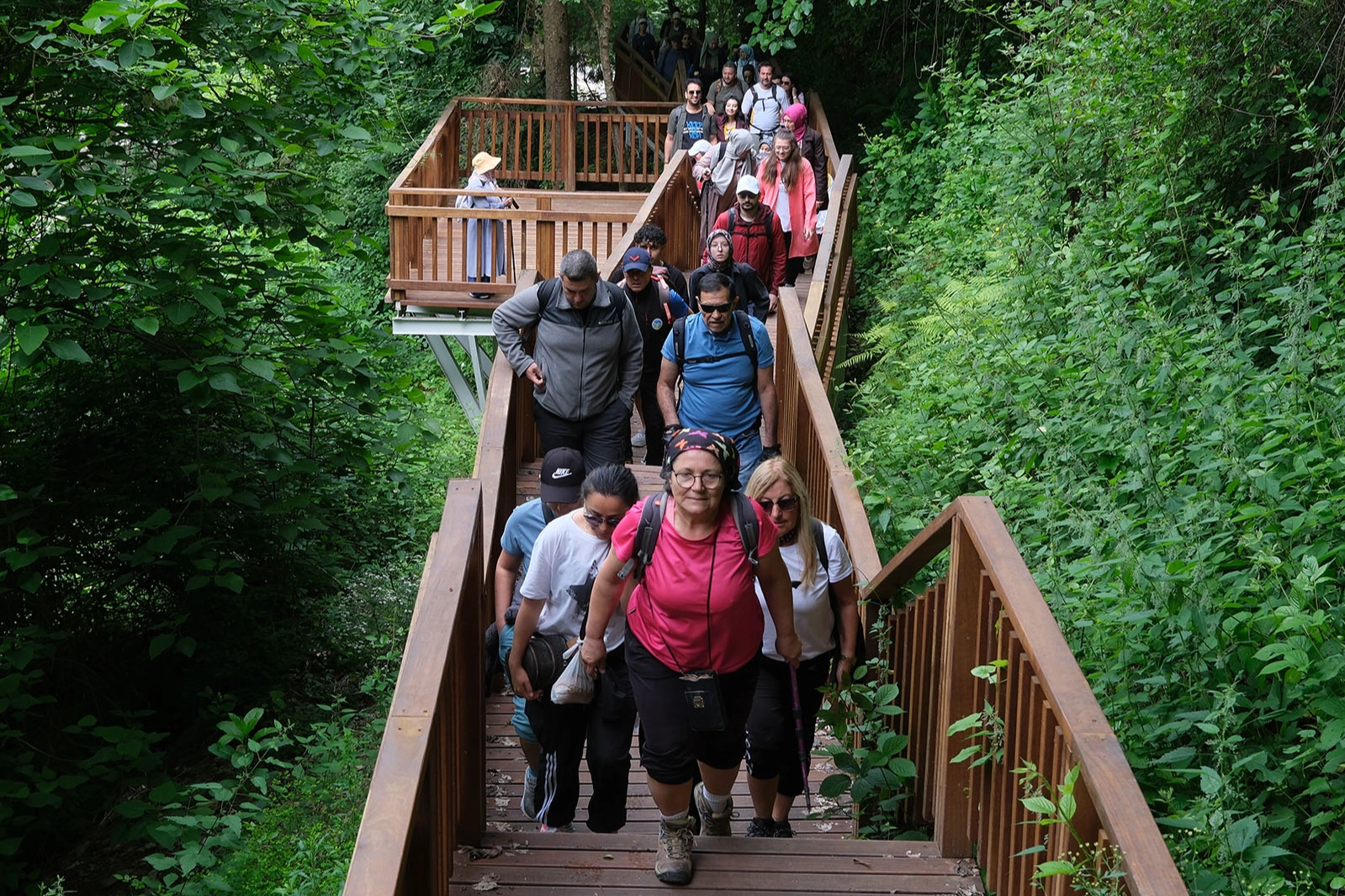 Sakarya Büyükşehir Belediyesi tarafından düzenlenen Doğa Yürüyüşleri programının son rotası olan